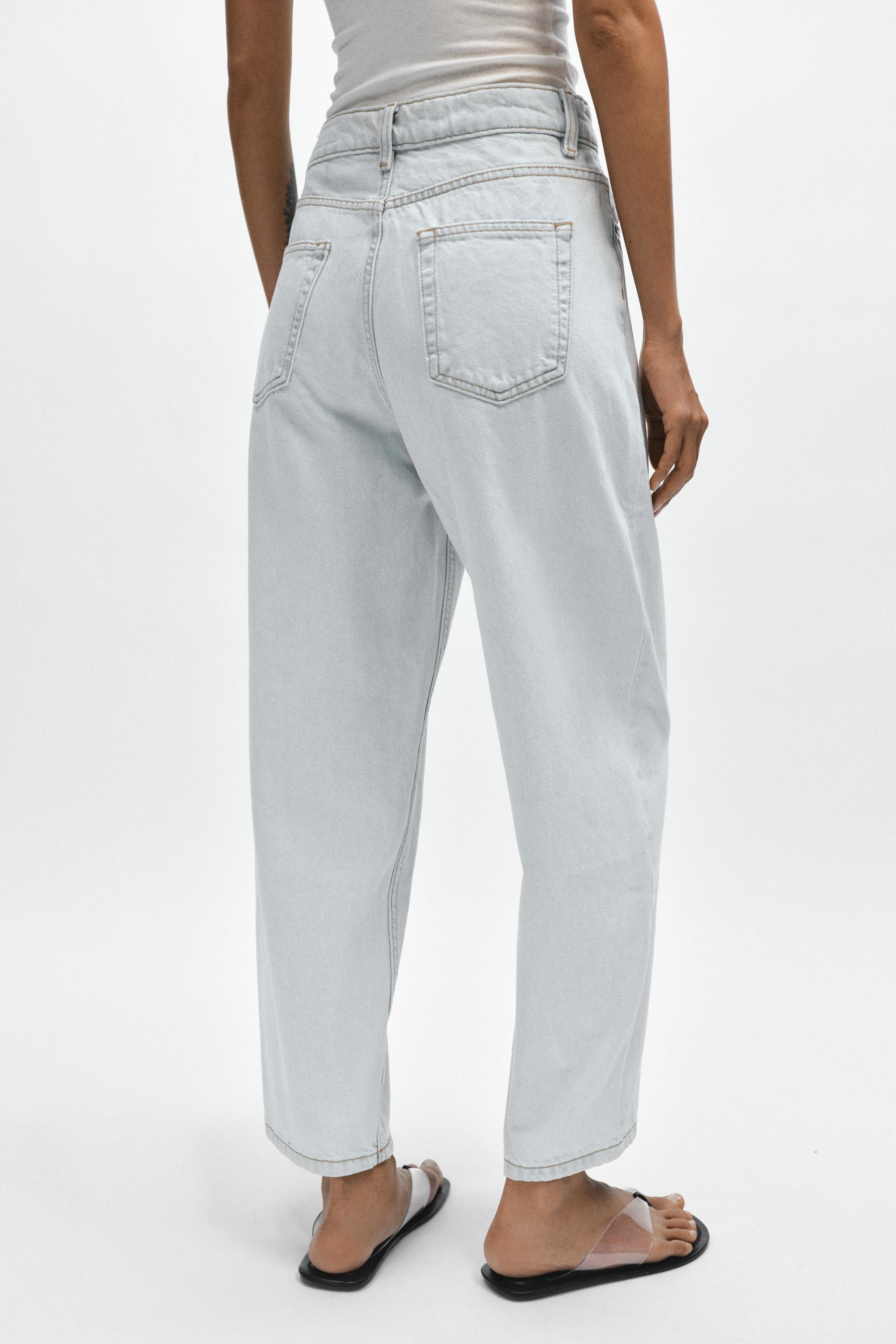 ZW COLLECTION TAPERED MID-RISE JEANS